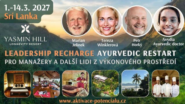 Leadership Recharge: Ajurvedic restart pro manažery a lidi z výkonového prostředí